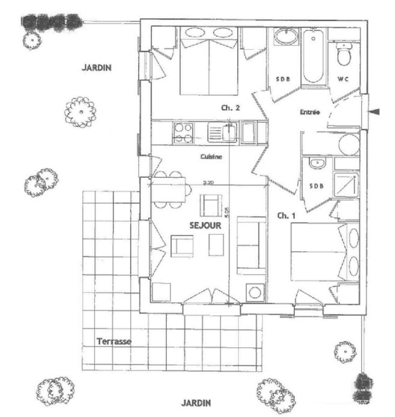 Appartement Avec Piscine & Jardin Pied De La Telecabine سا جيرفي لي با المظهر الخارجي الصورة
